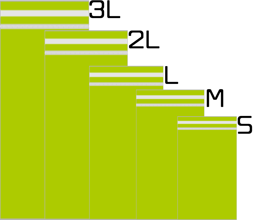 宅配袋　2L　グリーン