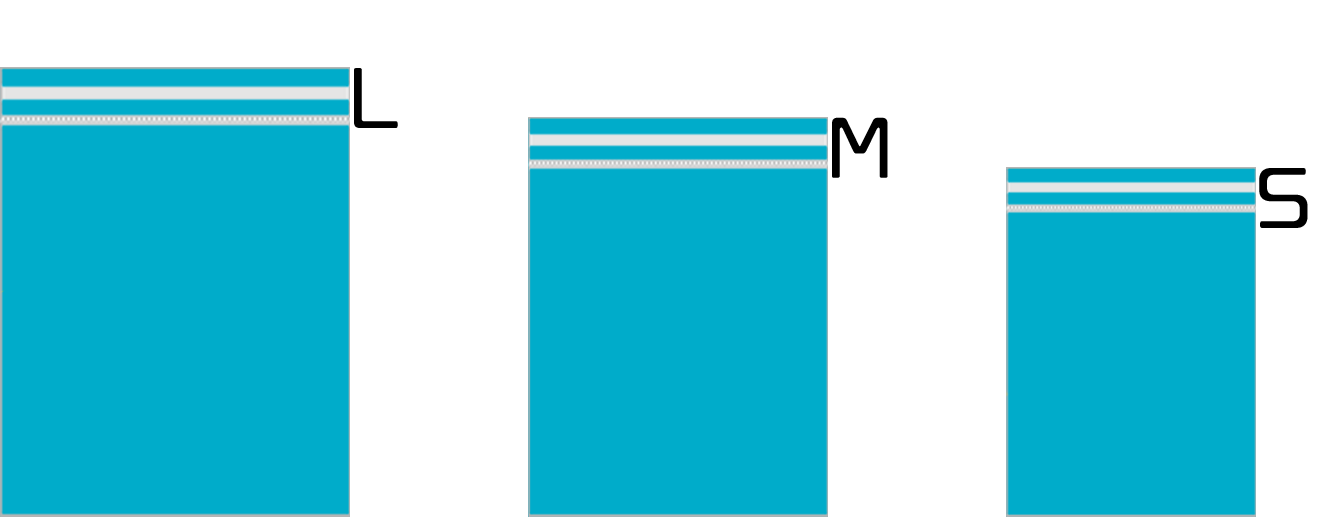 宅配袋　S　ブルー